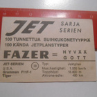 K13. Fazer JET sarja purkkakuva #39 - pikkukuva 2