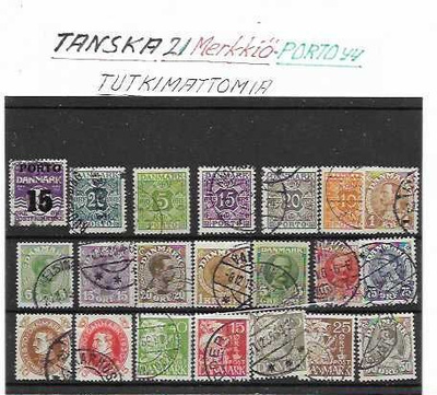 TANSKA 21 MERKKIÄ -PORTO YMM