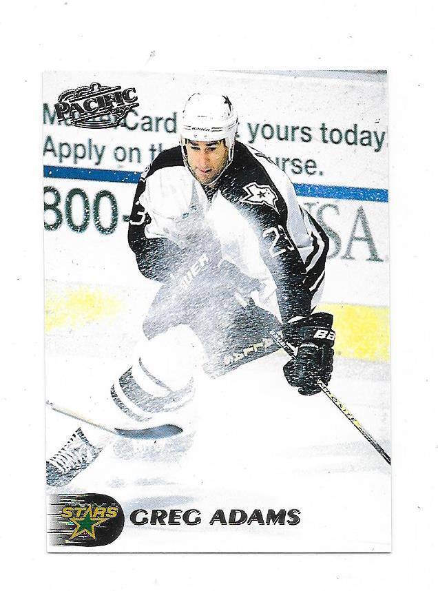 1998-99 Pacific #171 Greg Adams  Dallas Stars
