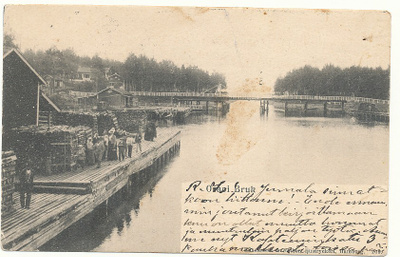 ORAVI - vanha kortti, kulk. 1912