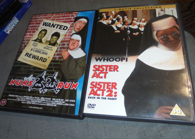 DVD jeps, Nunnia ja konnia elokuvia 3 kpl