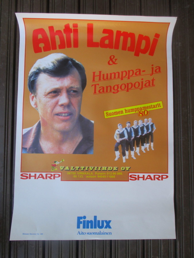 AHTI LAMPI & humppa ja tangopojat keikkajuliste
