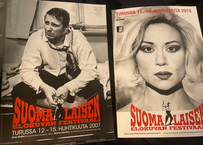 Suomalaisen elokuvan festivaali -katalogit 2007 ja 2019