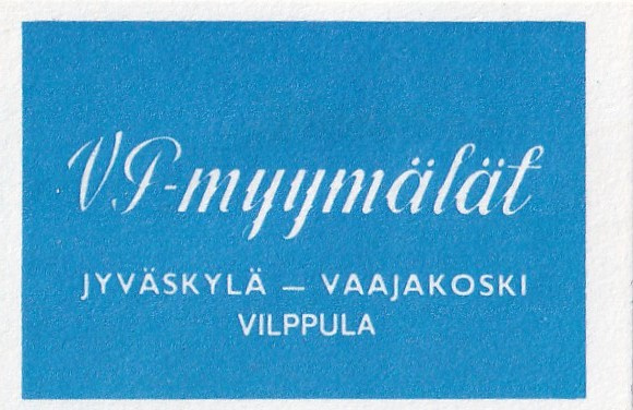 Jyväskylä. Vaajakoski, Vilppula,  VP - myymälät  b422