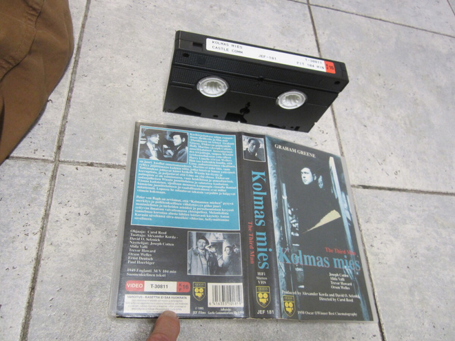 KOLMAS MIES -ORSON WELLES - VHS MV
