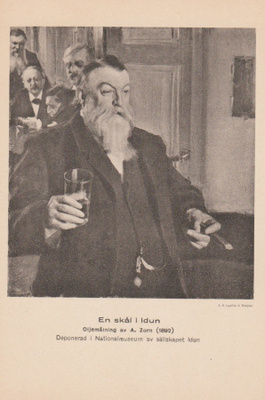Postikortti, En skål i Idun