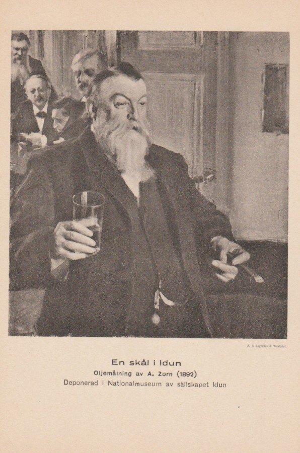 Postikortti, En skål i Idun