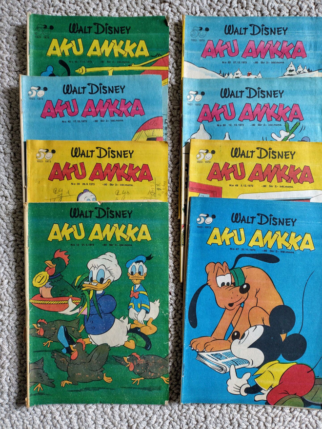 Aku Ankkoja vuodelta 1973