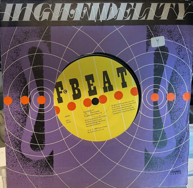 Elvis Costello & The Attractions: High Fidelity 7" single