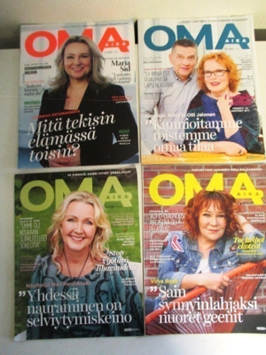 Oma aika- lehtiä. 1,00€ kpl