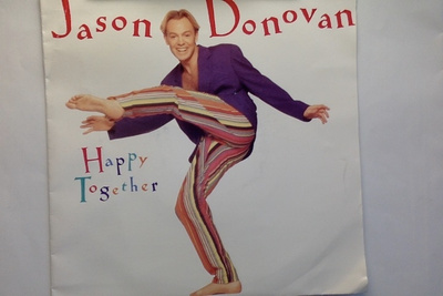 JASON DONOVAN :: HAPPY TOGETHER :: VINYYLI  SINGLE   1991 !!