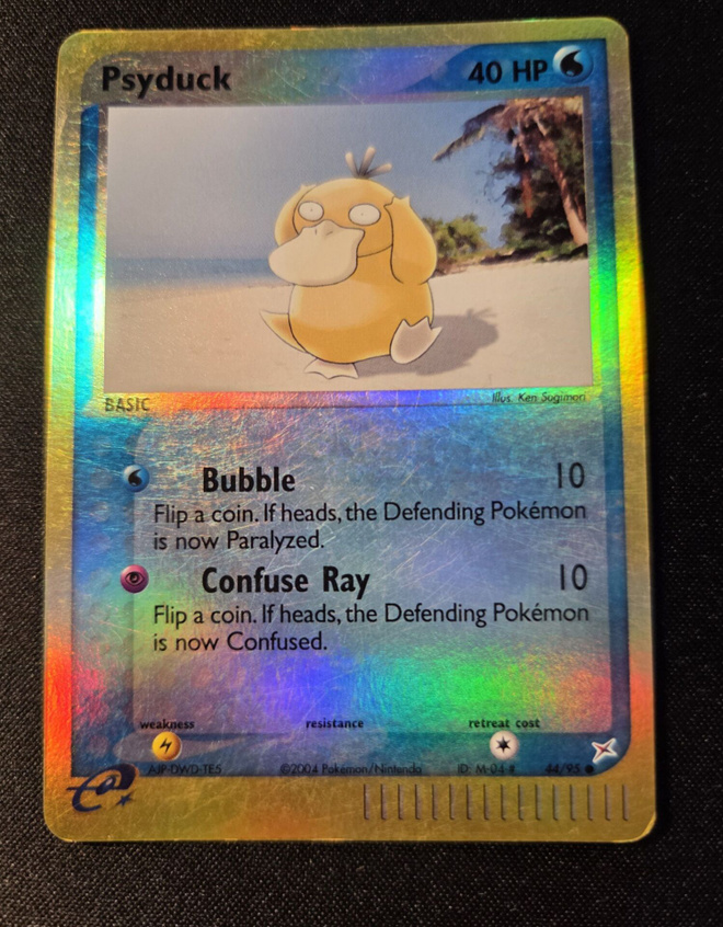 Psyduck [Reverse Holo] #44 Pokemon Team Magma & Team Aqua