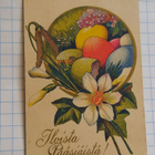 Aukusti Tuhka, Wanha11x7cm, Pääsiäiskimppu,nyrkkiposti - pikkukuva 1