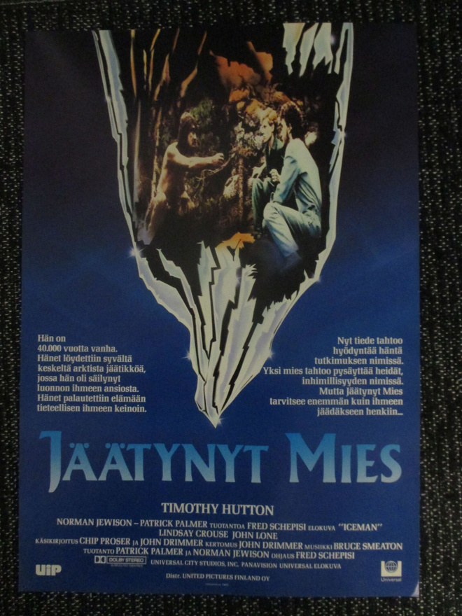 Jäätynyt mies (Fred Schepisi, 1984) - vanha elokuvajuliste