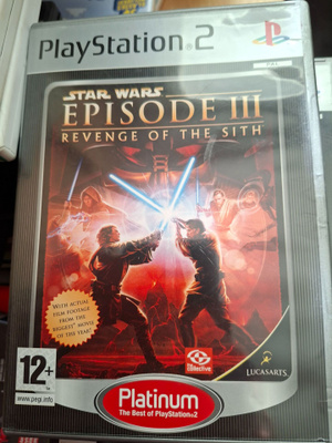 PS2 Star Wars Episode 3 Revenge of sith + kotelo ja ohjeet