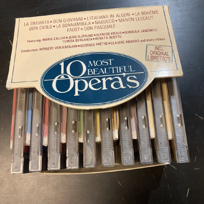 10 Most Beautiful Operas 10CD
