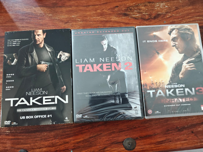Taken 1-3 dvd *muoveissa*