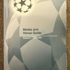 UEFA CHAMPIONS LEAGUE MEDIA AND VENUE GUIDE 1998/1999 - pikkukuva 1
