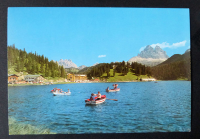 Dolomiti - LAGO DI MISURINA m. 1755 - Gardajärvi