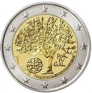 Portugali 2 euro 2007 juhlaraha EU-puheenjohtajuus, UNC