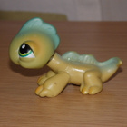 LITTLEST PET SHOP vihreäsilmä IGUANA, LISKO #254 - pikkukuva 2