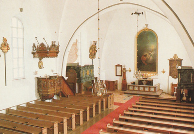 KIRKKOKORTTI - ASKAISTEN KIRKKO  - SISÄKUVA