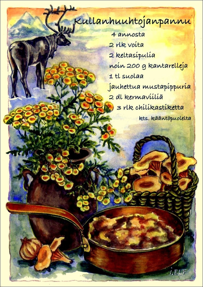 Ingrid Elf, Kullanhuuhtojanpannu, käyttämätön