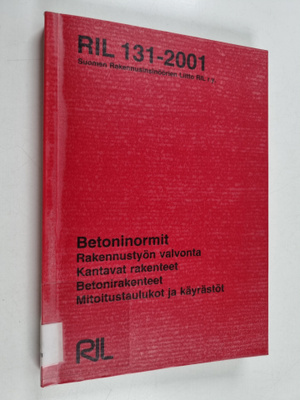 Betoninormit : rakennustyön valvonta, kantavat rakenteet,...