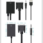 1080P Full HD VGA-HDMI-yhteensopiva sovitinkaapeli #30349 - pikkukuva 4