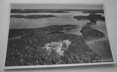 Punkaharju n:o 3080, ilmavalokuvapk, Velj. Karhumäki, ei p.