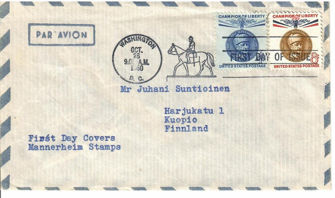 USA MANNERHEIM FCD KUORI SUOMEEN
