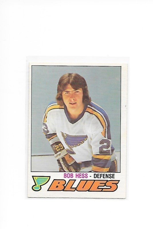 1977-78 OPC #394 Bob Hess St Louis Blues