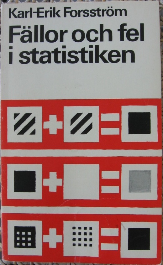 Karl-Erik Forsström: Fällor och fel i statistiken. 102 s.
