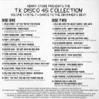 T.K. Disco 45 Collection Volume 1 1976-8 - 2CD - pikkukuva 3