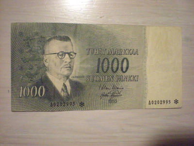 1000 mk 1955 TÄHTI