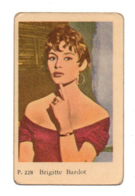 Purkkakuva P. n:o 228 BRIGITTE BARDOT