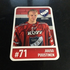 JUUSO PUUSTINEN - HIFK. KERÄILYKORTTI. AITO NIMIKIRJOITUS ! - pikkukuva 3