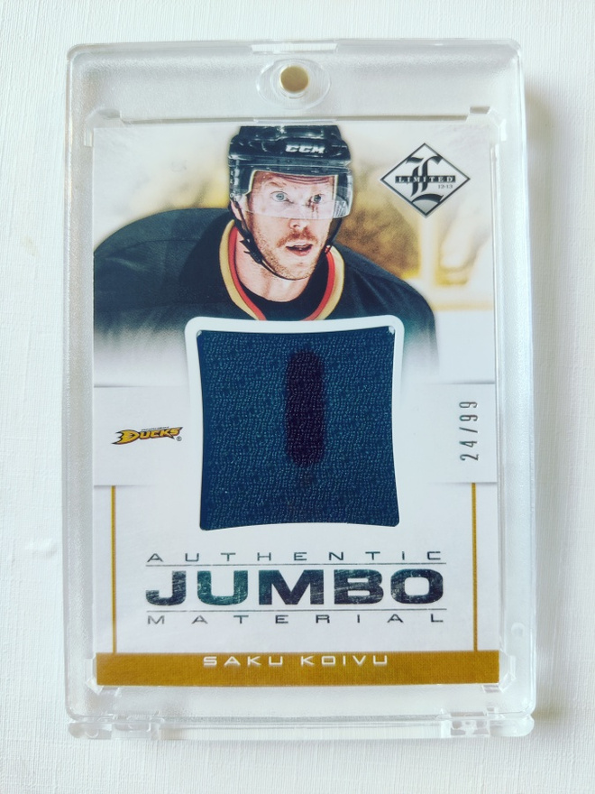 Saku Koivu - 12-13 Limited Authentic Jumbo Material /99