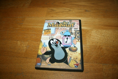 DVD der Maulwurf und die Uhr (Myyrä) + saksalainen auto-DVD