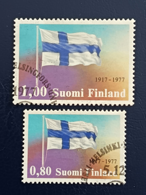 Itsenäinen Suomi-77.EP-Leimatut