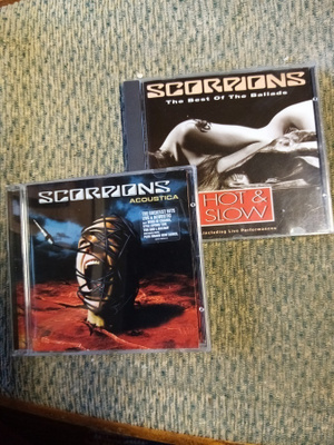2kpl CD : SCORPIONS : ACOUSTICA & HOT & SLOW