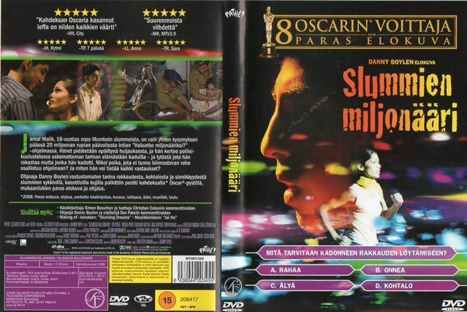 SLUMMIEN MILJONÄÄRI	(25 691)	k	-FI-	DVD			2008