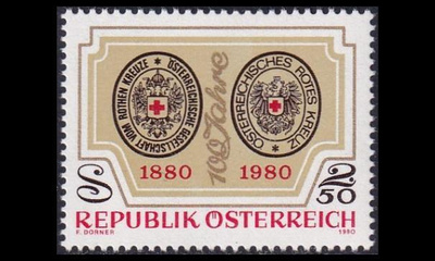 Itävalta 1634 ** Punainen Risti 100v (1980)