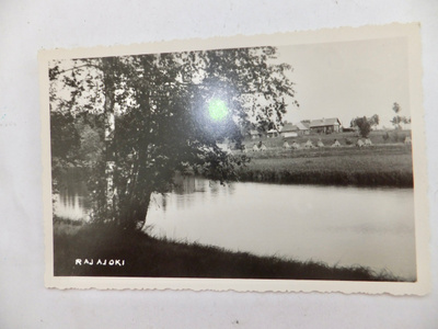 VANHA Postikortti Rajajoki Luov. Alue 1930-l
