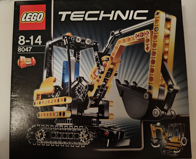 Lego Technic 8047: Kaivinkone / nosturi -Uusi