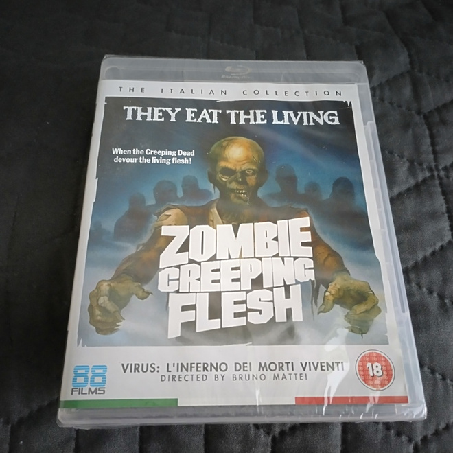 Zombie Creeping Flesh Blu-ray **muoveissa**