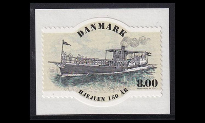 Tanska 1660 ** Siipihöyrylaiva Hjejlen 150v (2011)