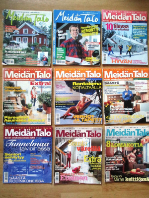 Meidän talo-lehtiä, 1,00€ /kpl