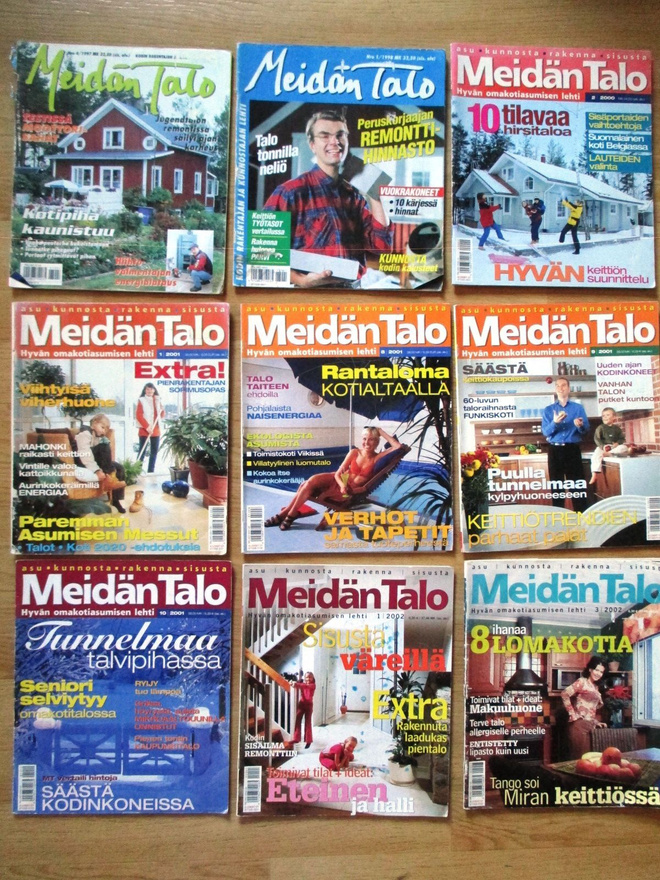 Meidän talo-lehtiä, 1,00€ /kpl