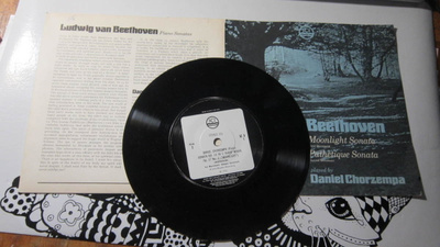 Daniel Chorzempa 7" UK 1972 Beethoven Sonatas
